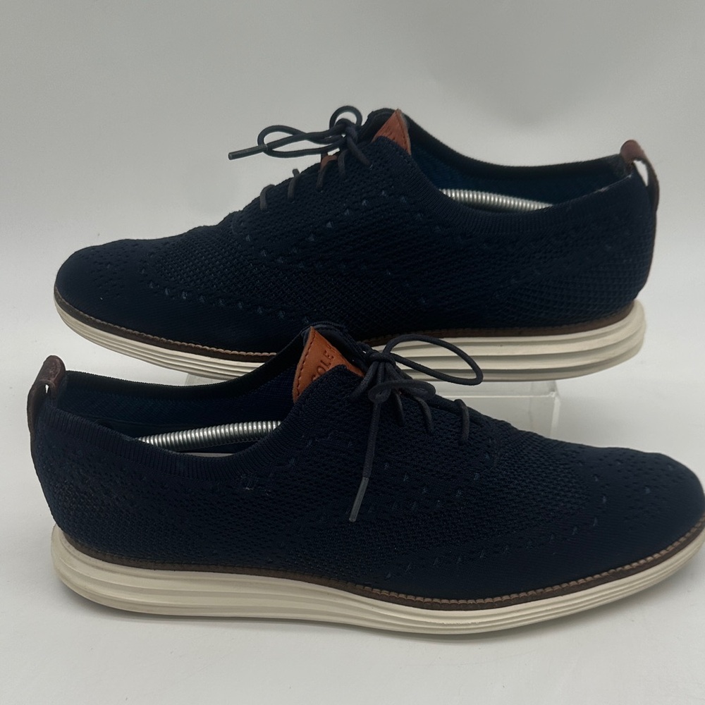 Cole Haan Men's Original Grand Wingtip Oxford C27960 Blue Shoes Men's Size 12 M